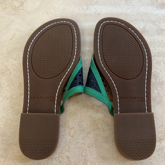 Sperry Top Sider - Size 5, Blue & Green Sandals! Never worn - Picture 5 of 12